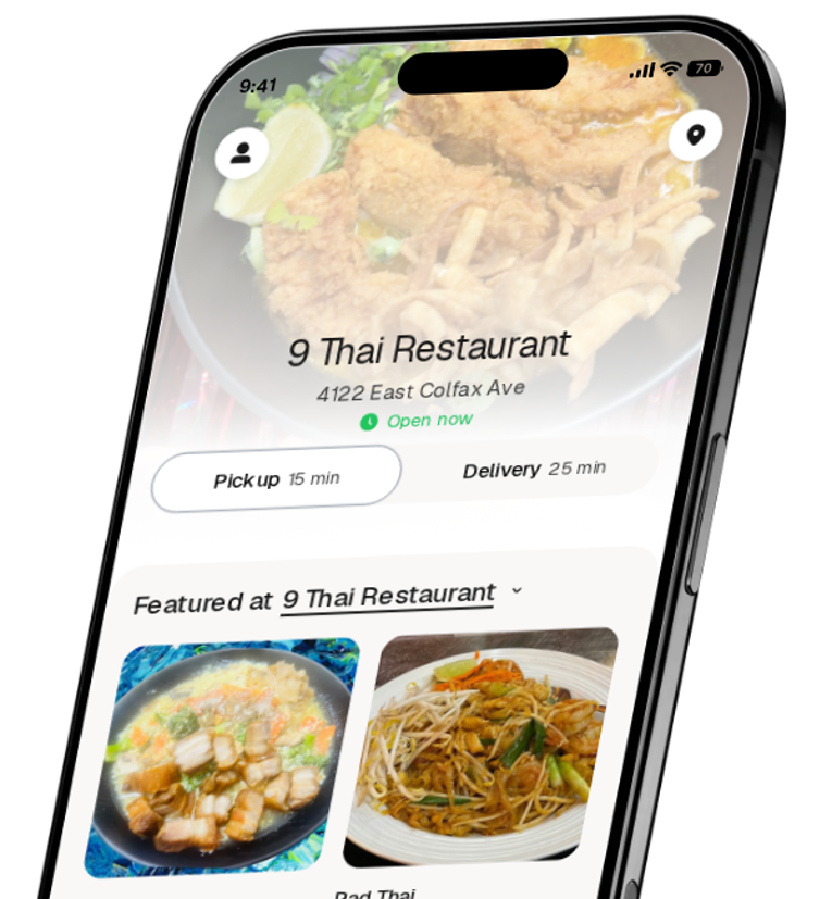 9 Thai Restaurant app preview