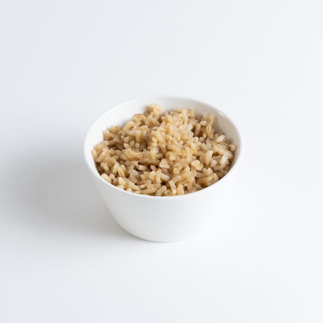 Brown rice.