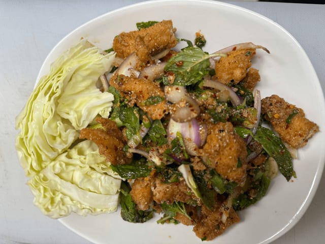 Larb Crispy Chicken.